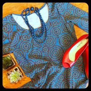 XL Circle Polka Dot Circle Nicole Dress